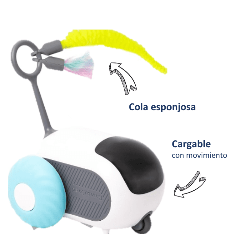 Carrito de pilas para gatos